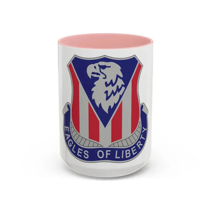 114th Aviation Regiment (U.S. Army) Accent Coffee Mug 15oz Pink - Go Mug Yourself