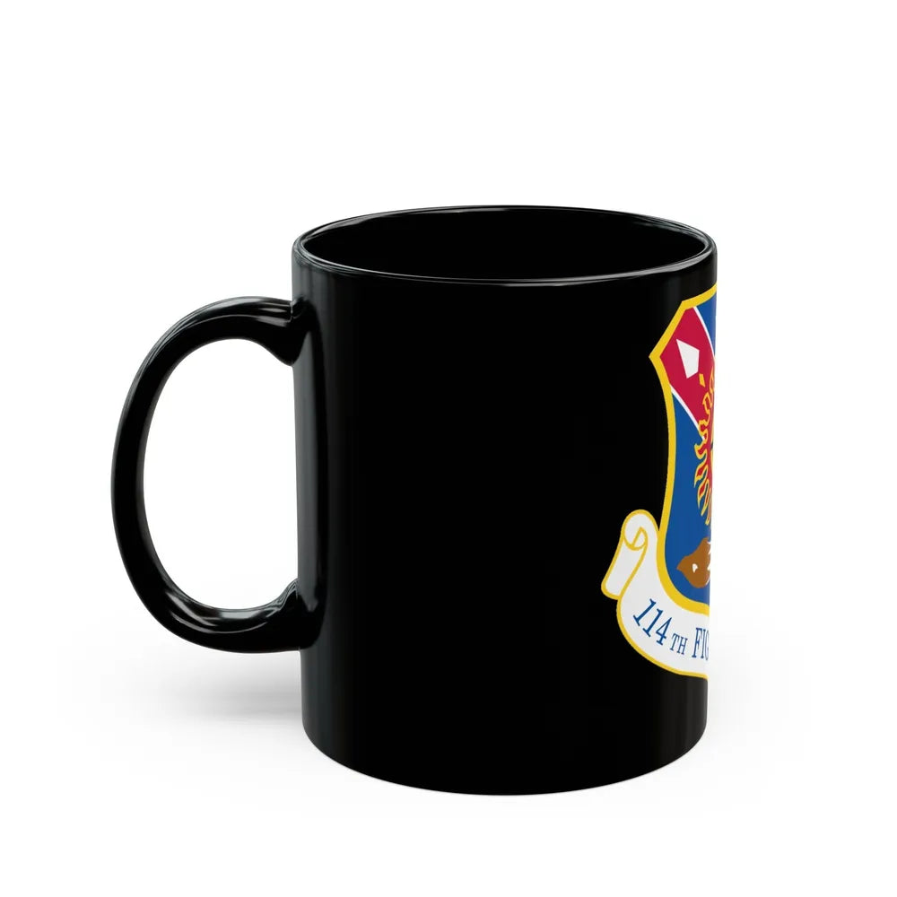 114th Fighter Wing (U.S. Air Force) Black Coffee Mug-Go Mug Yourself