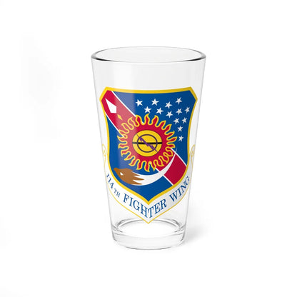 114th Fighter Wing (U.S. Air Force) Pint Glass 16oz-16oz-Go Mug Yourself