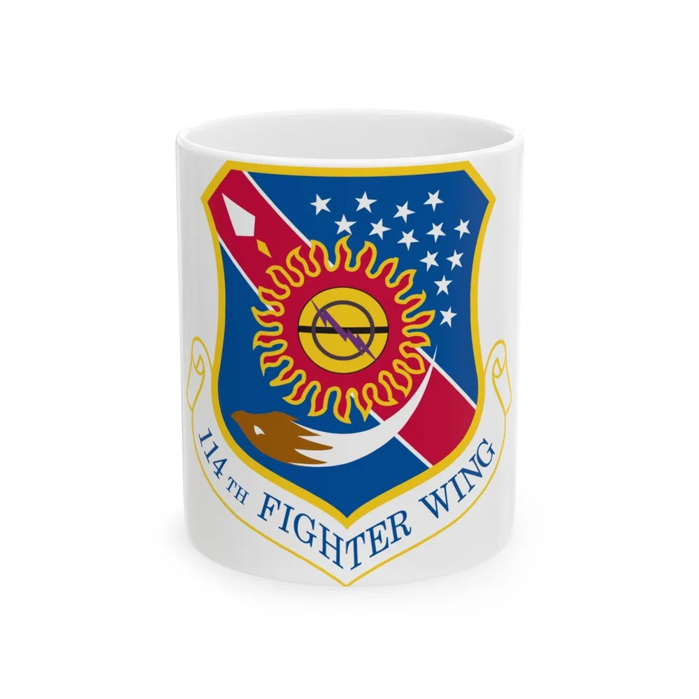 114th Fighter Wing (U.S. Air Force) White Coffee Mug-11oz-Go Mug Yourself