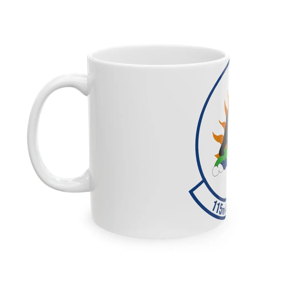 115 Airlift Squadron (U.S. Air Force) White Coffee Mug-Go Mug Yourself