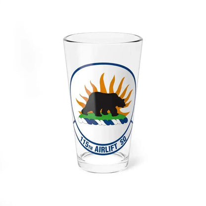115 Airlift Squadron (U.S. Air Force) Pint Glass 16oz 16oz - Go Mug Yourself