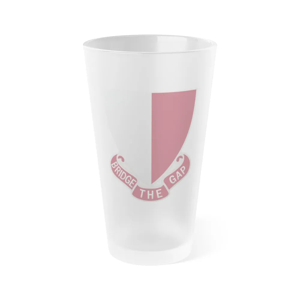 115 Engineer Battalion (U.S. Army) Frosted Pint Glass 16oz-Go Mug Yourself