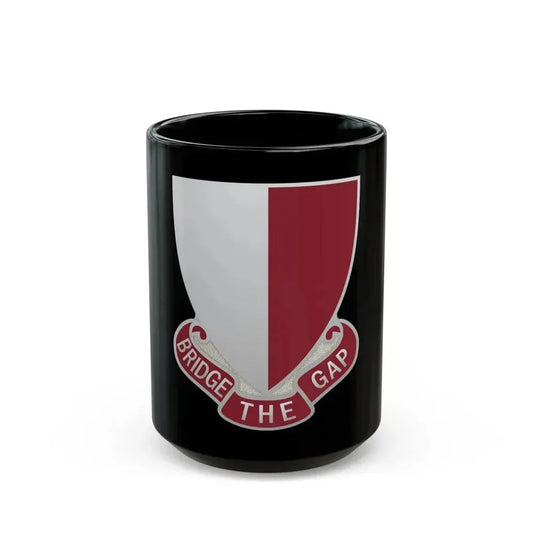 115 Engineer Battalion (U.S. Army) Black Coffee Mug 15oz - Go Mug Yourself