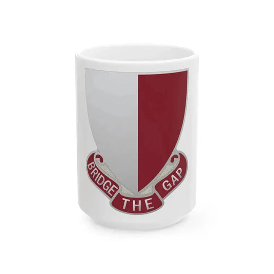 115 Engineer Battalion (U.S. Army) White Coffee Mug 15oz - Go Mug Yourself