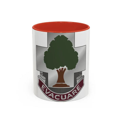 115 Field Hospital (U.S. Army) Accent Coffee Mug 11oz Red - Go Mug Yourself