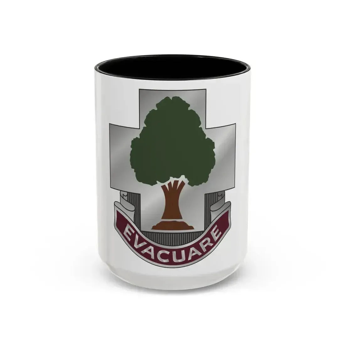 115 Field Hospital (U.S. Army) Accent Coffee Mug 15oz Black - Go Mug Yourself