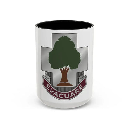 115 Field Hospital (U.S. Army) Accent Coffee Mug 15oz Black - Go Mug Yourself