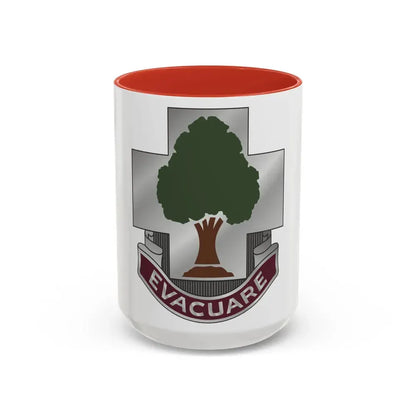 115 Field Hospital (U.S. Army) Accent Coffee Mug 15oz Red - Go Mug Yourself