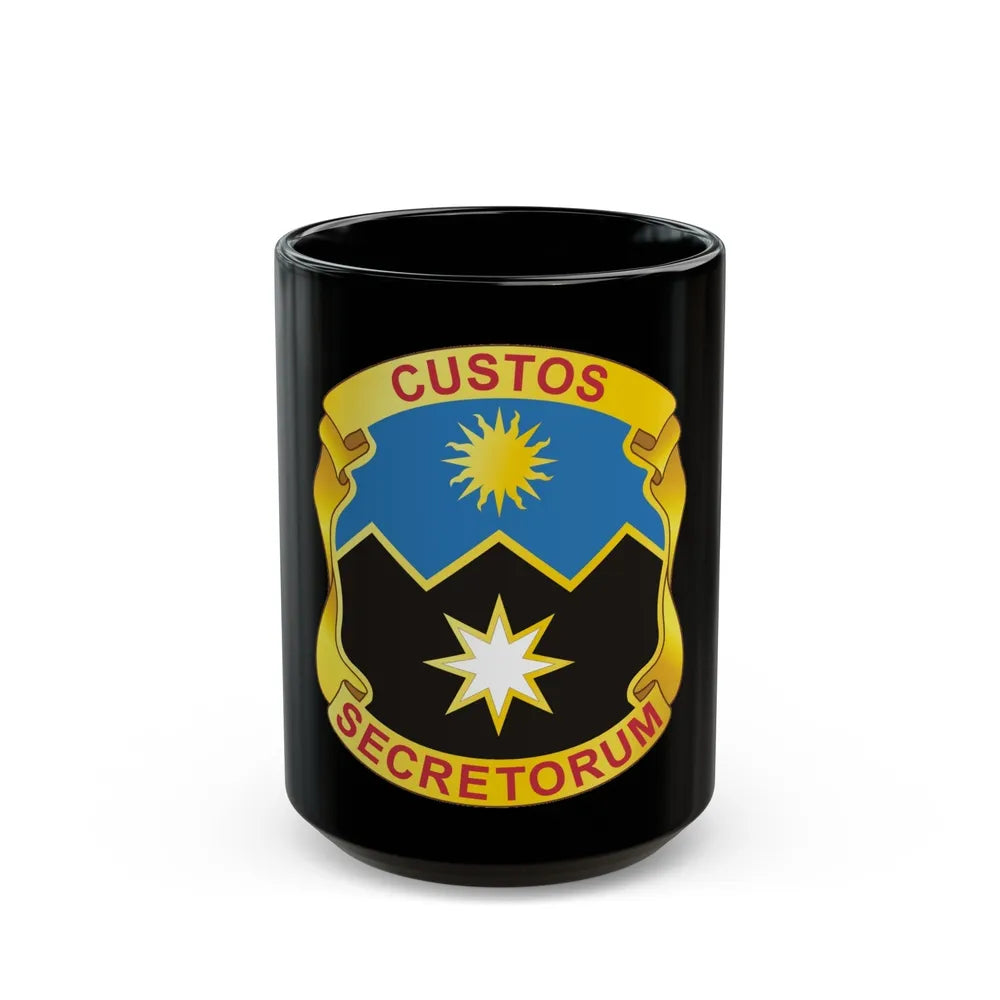 115 Military Intelligence Group (U.S. Army) Black Coffee Mug-15oz-Go Mug Yourself