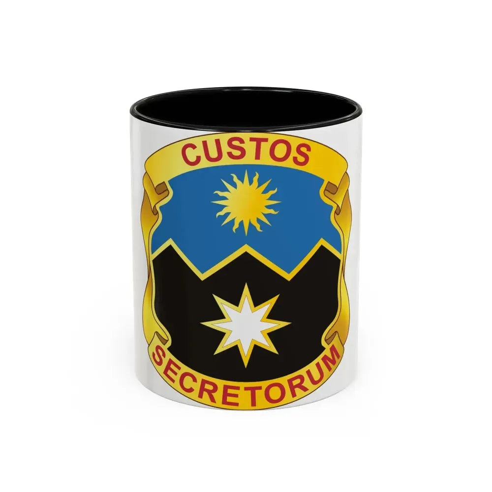 115 Military Intelligence Group (U.S. Army) Accent Coffee Mug 11oz Black - Go Mug Yourself