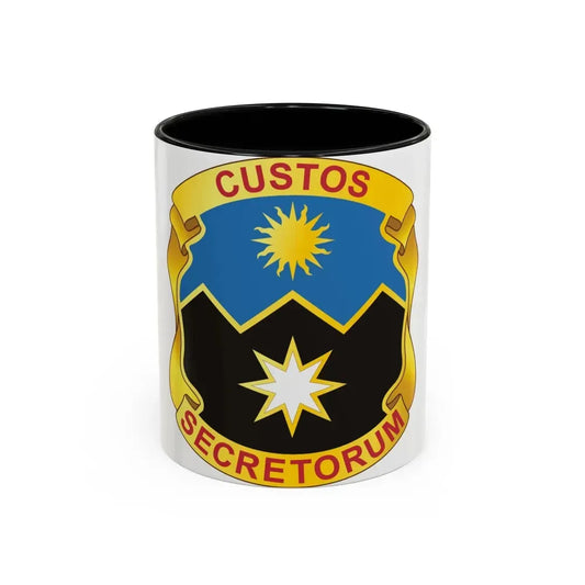 115 Military Intelligence Group (U.S. Army) Accent Coffee Mug 11oz Black - Go Mug Yourself