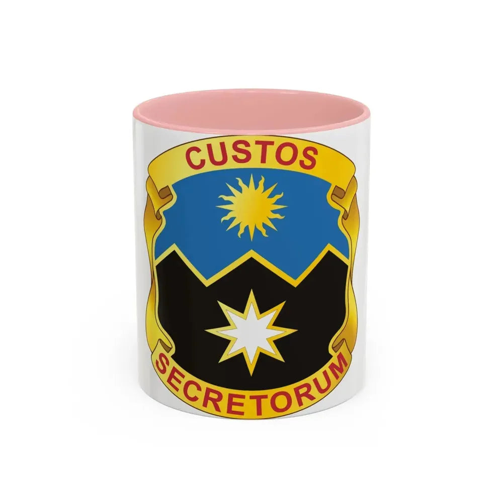 115 Military Intelligence Group (U.S. Army) Accent Coffee Mug 11oz Pink - Go Mug Yourself