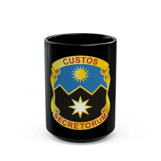115 Military Intelligence Group (U.S. Army) Black Coffee Mug 15oz - Go Mug Yourself