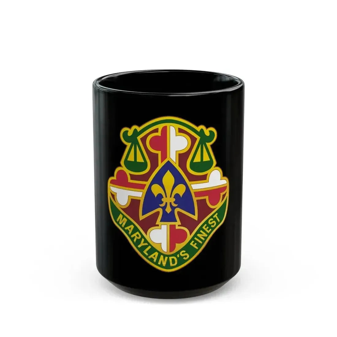 115 Military Police Battalion (U.S. Army) Black Coffee Mug - Go Mug Yourself