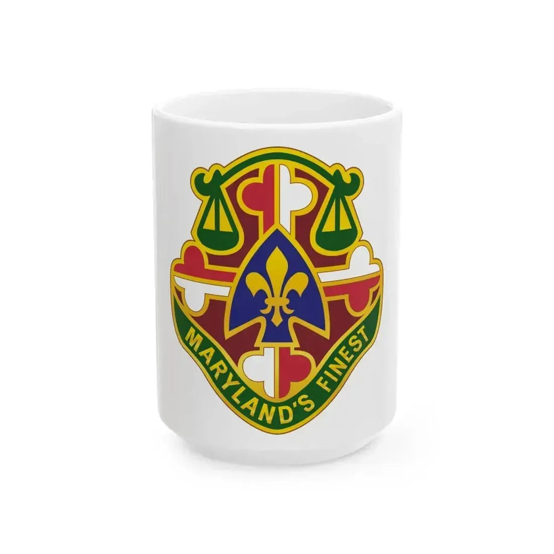 115 Military Police Battalion (U.S. Army) White Coffee Mug 15oz - Go Mug Yourself