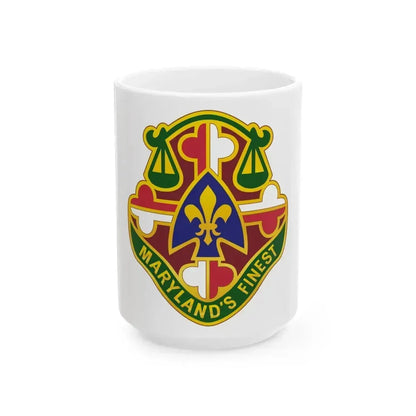 115 Military Police Battalion (U.S. Army) White Coffee Mug 15oz - Go Mug Yourself