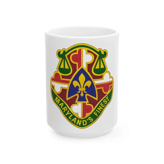 115 Military Police Battalion (U.S. Army) White Coffee Mug 15oz - Go Mug Yourself