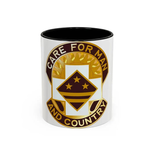 115 Surgical Hospital (U.S. Army) Accent Coffee Mug 11oz Black - Go Mug Yourself