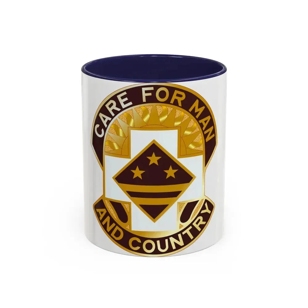 115 Surgical Hospital (U.S. Army) Accent Coffee Mug 11oz Navy - Go Mug Yourself