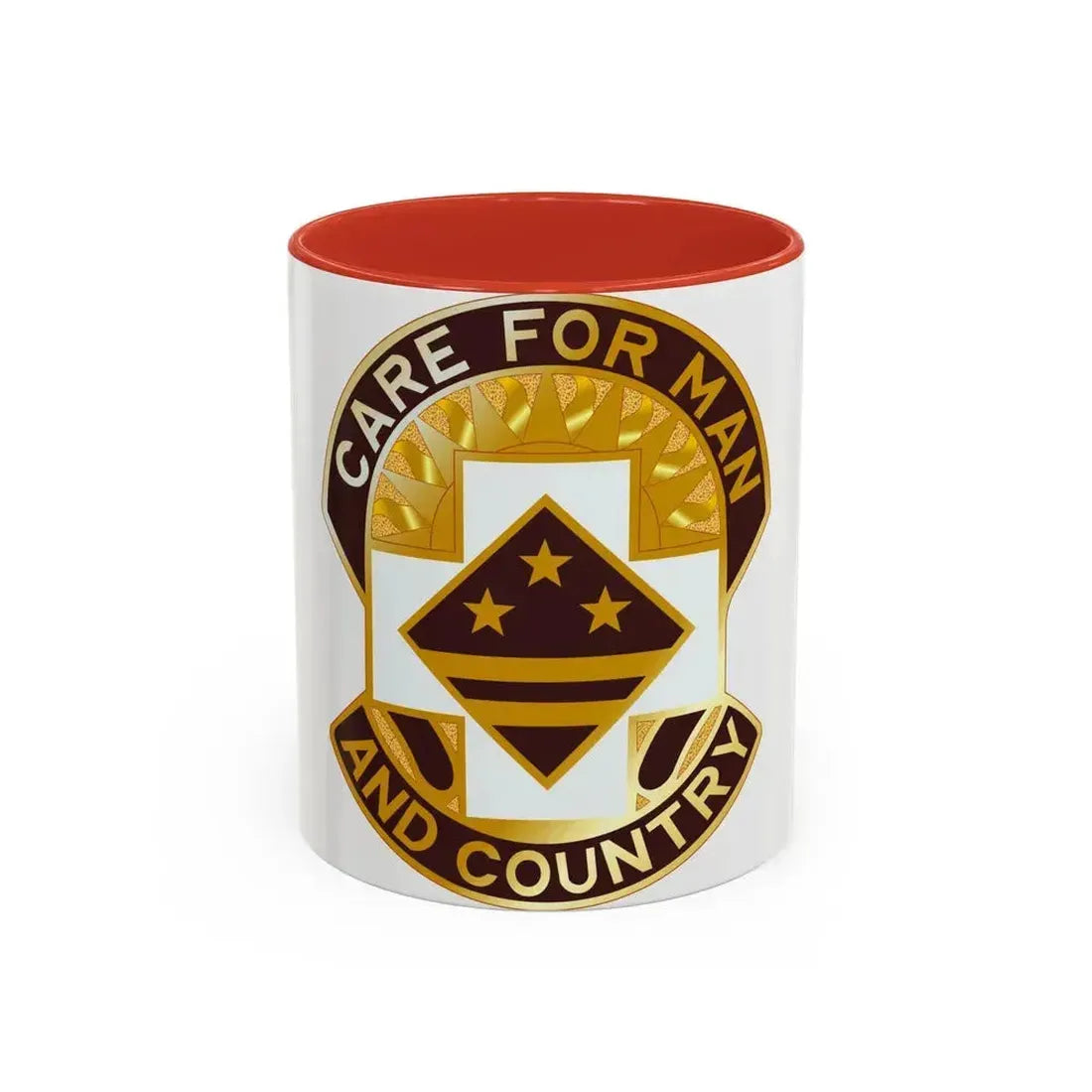 115 Surgical Hospital (U.S. Army) Accent Coffee Mug 11oz Red - Go Mug Yourself