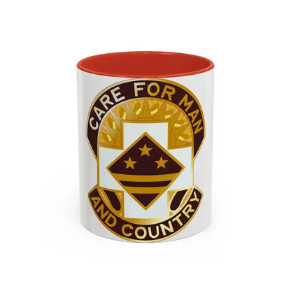 115 Surgical Hospital (U.S. Army) Accent Coffee Mug 11oz Red - Go Mug Yourself