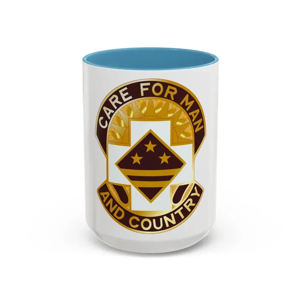 115 Surgical Hospital (U.S. Army) Accent Coffee Mug 15oz Light Blue - Go Mug Yourself