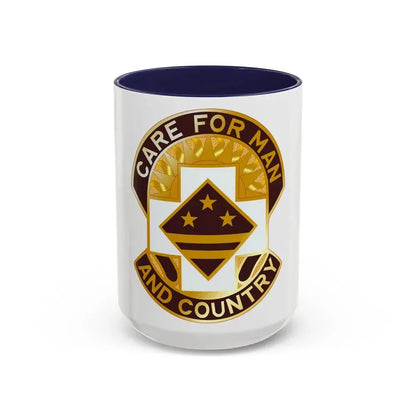 115 Surgical Hospital (U.S. Army) Accent Coffee Mug 15oz Navy - Go Mug Yourself