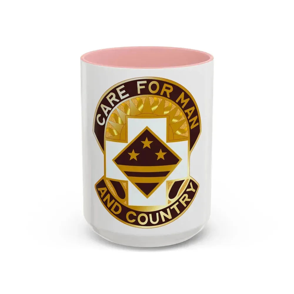 115 Surgical Hospital (U.S. Army) Accent Coffee Mug 15oz Pink - Go Mug Yourself