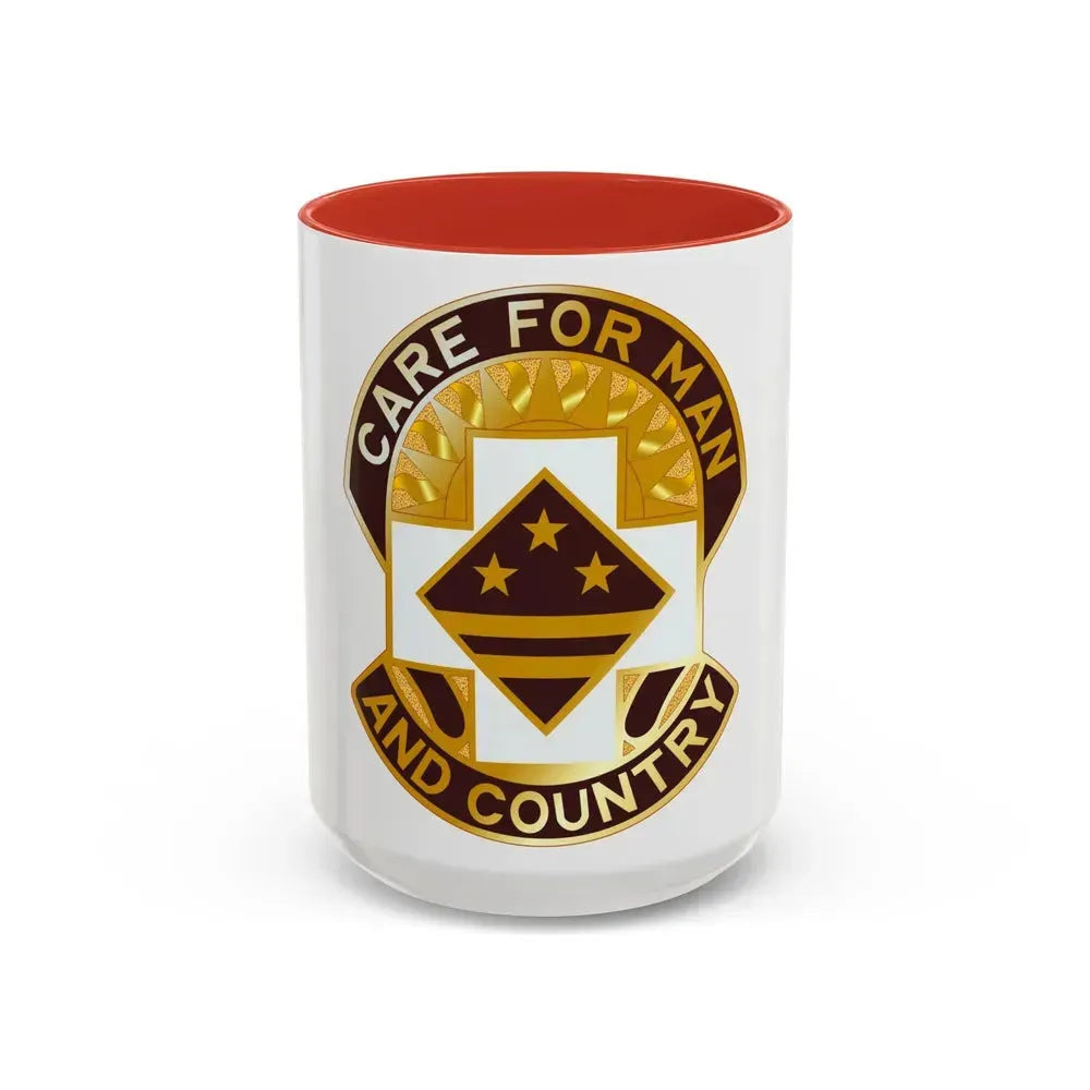 115 Surgical Hospital (U.S. Army) Accent Coffee Mug 15oz Red - Go Mug Yourself