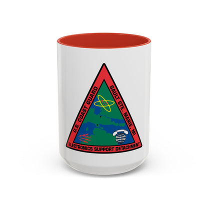 USCG ESD Sault SteMarie MI (U.S. Coast Guard) Accent Coffee Mug