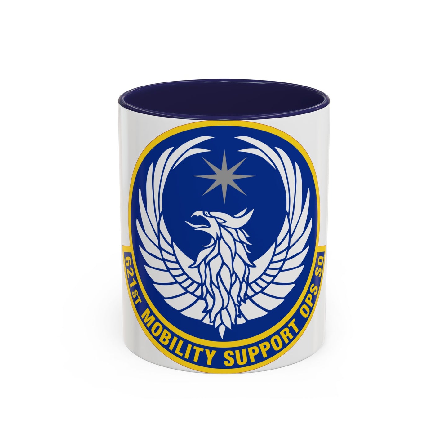 621 Mobility Support Operations Squadron AMC (U.S. Air Force) Accent Coffee Mug