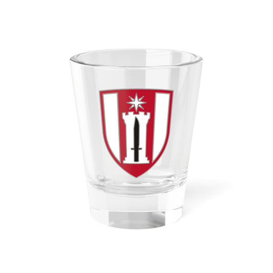 Verre à liqueur de la 372e Brigade du génie (armée américaine) 1,5 oz