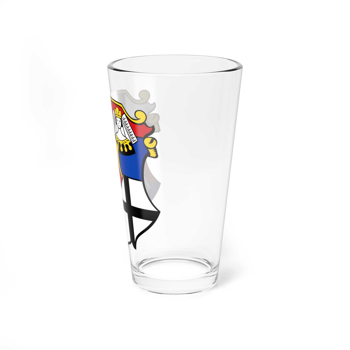 DEU Bad Brückenau COA groß (Germany) (Coat of Arms) Pint Glass 16oz