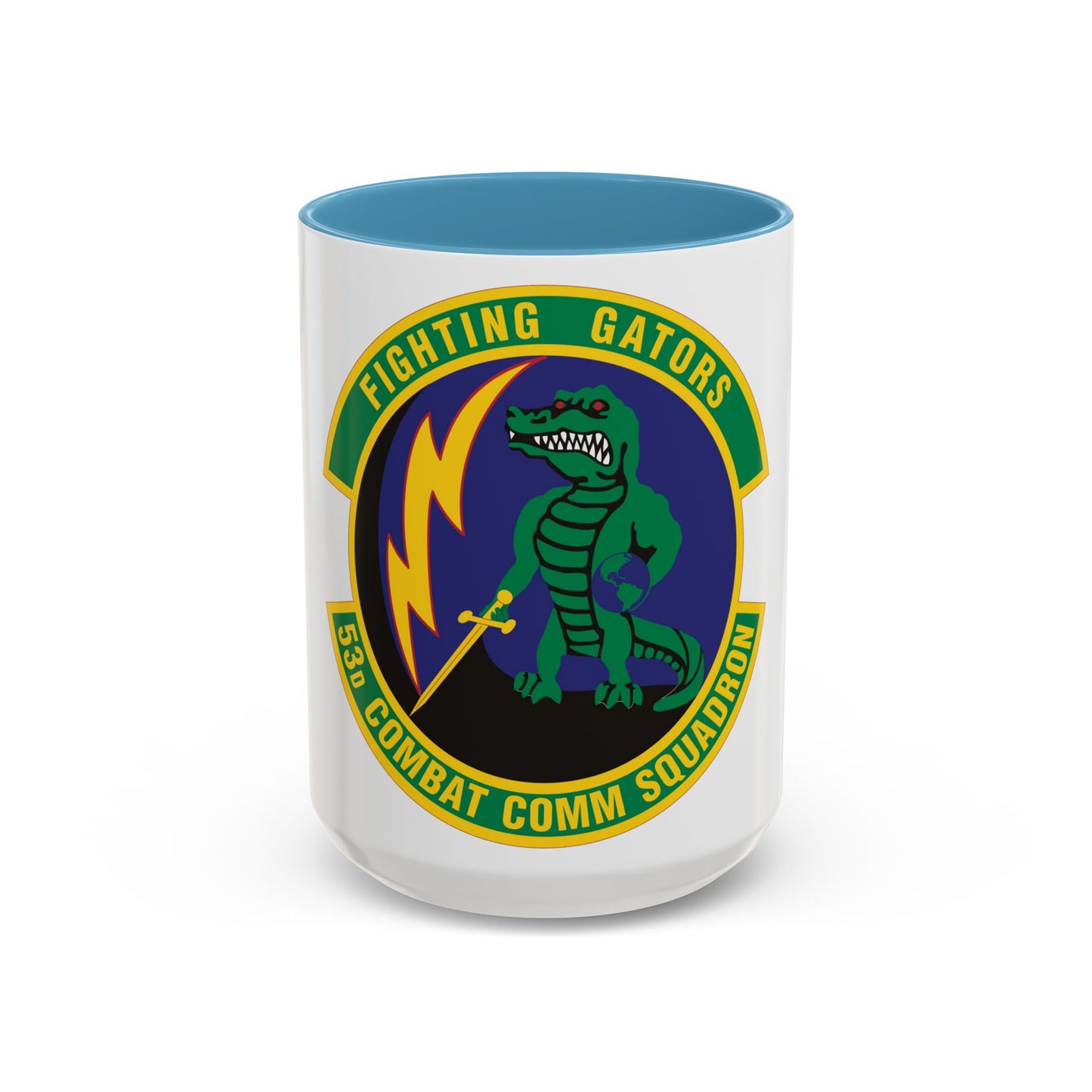 53d Combat Communications Squadron (U.S. Air Force) Accent Coffee Mug