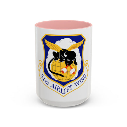 94th Airlift Wing (U.S. Air Force) Accent Coffee Mug
