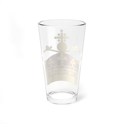 Heraldic Royal Crown of Scotland (United Kingdom) (Coat of Arms) Pint Glass 16oz