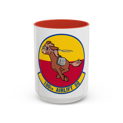 180 Airlift Squadron (U.S. Air Force) Accent Coffee Mug