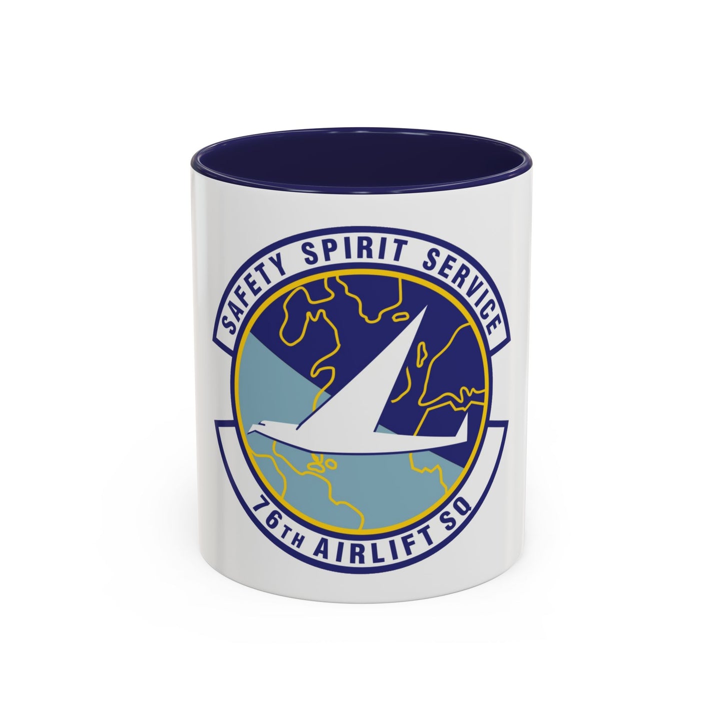 76th Airlift Squadron (U.S. Air Force) Accent Coffee Mug