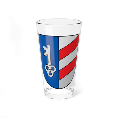 Coat of arms of Žeimelis (Lithuania) (Coat of Arms) Pint Glass 16oz