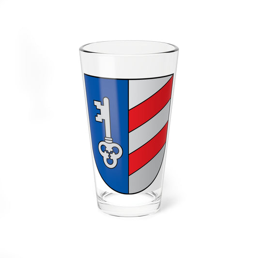 Coat of arms of Žeimelis (Lithuania) (Coat of Arms) Pint Glass 16oz