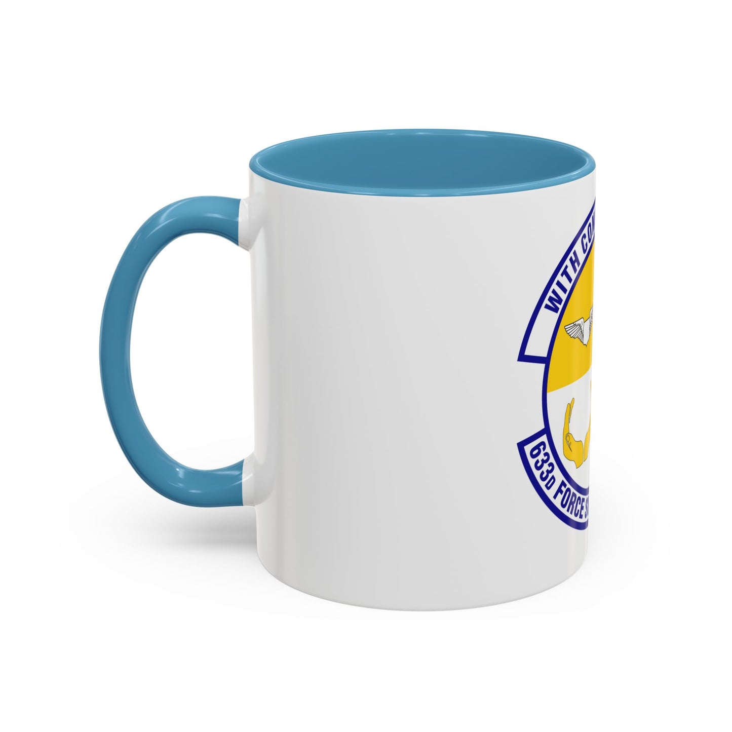 633d Force Support Squadron (U.S. Air Force) Accent Coffee Mug