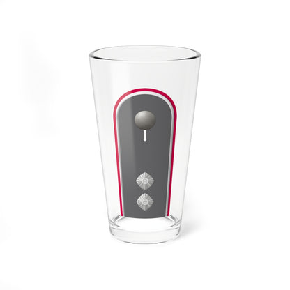 HD H 42 Oberleutnant Pz (Germany) (Military Rank) Pint Glass 16oz