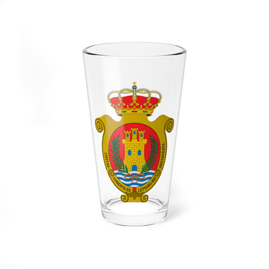 Escudo de Algeciras Cádiz (Spain) (Coat of Arms) Pint Glass 16oz