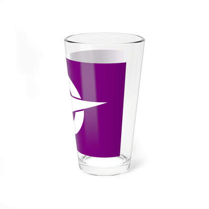 Flag of Senmaya Iwate 1960-2005 (Japan) Pint Glass 16oz