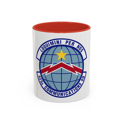 423d Communications Squadron (U.S. Air Force) Accent Coffee Mug