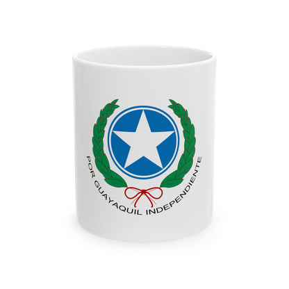 Coat of Arms of Guayaquil - White Coffee Mug