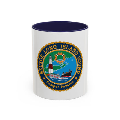USCG Sector Long Island Sound (U.S. Coast Guard) Accent Coffee Mug