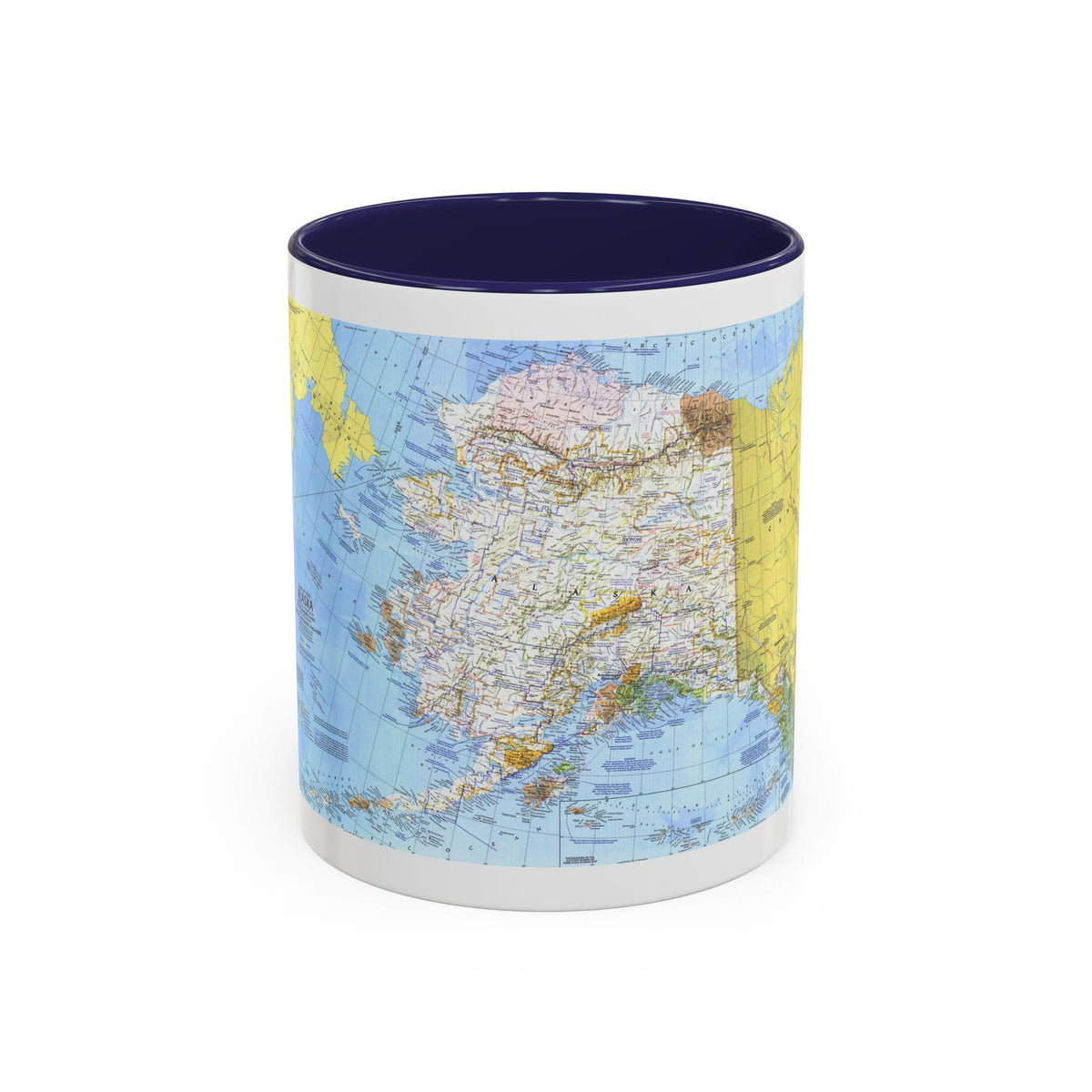 USA - Alaska (1975) (Map) Accent Coffee Mug