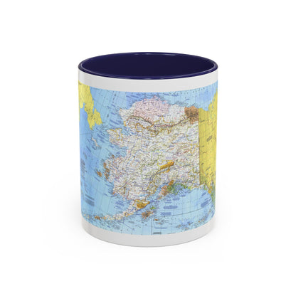 USA - Alaska (1975) (Map) Accent Coffee Mug